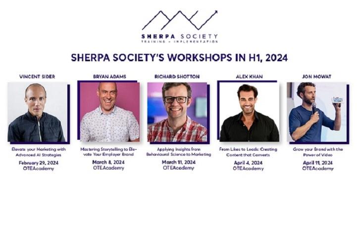 Η Sherpa Society παρουσιάζει 6 νέα ολοήμερα workshops για marketers με διεθνώς αναγνωρισμένους εισηγητές