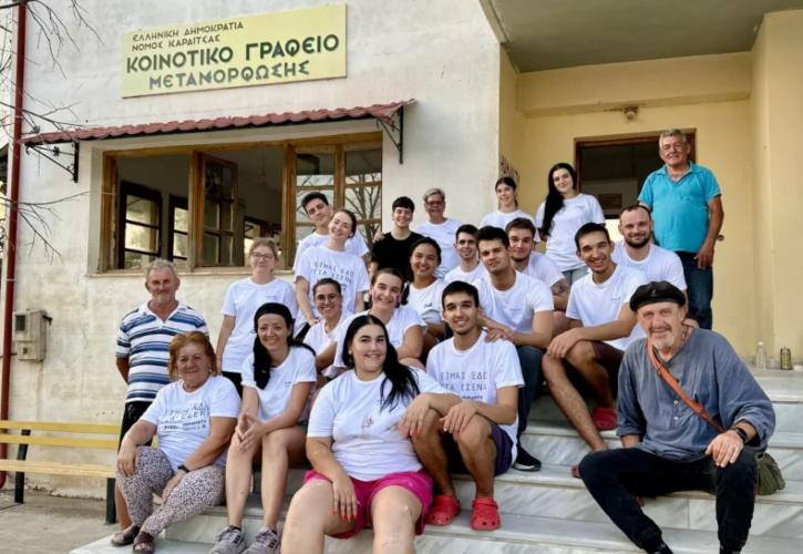 Θεσσαλία: To JennyGr και το Humanity Greece ανακαίνισαν το Κοινοτικό Γραφείο του χωριού Μεταμόρφωση 