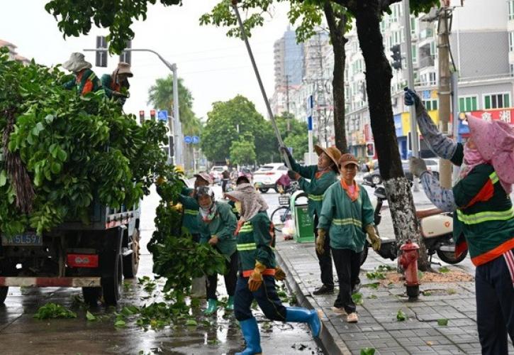 Κίνα: Τουλάχιστον δύο νεκροί και 92 τραυματίες από τον σούπερ τυφώνα Γιάγκι