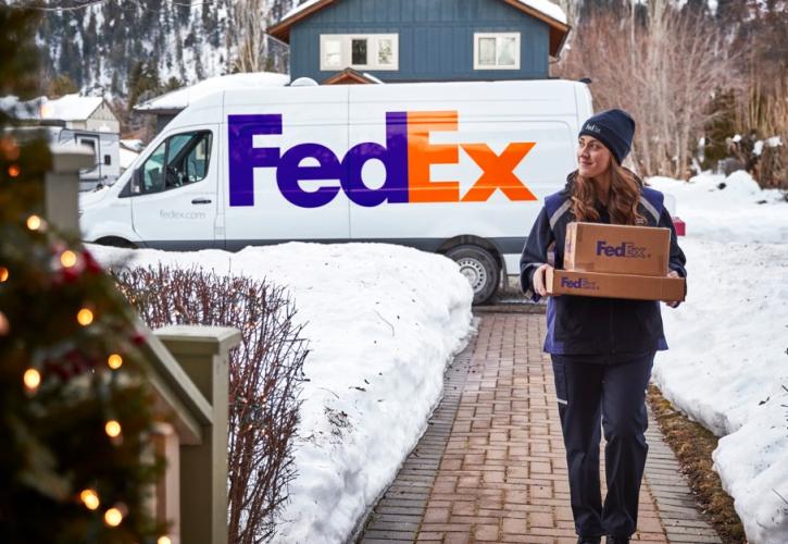 Μελέτη FedEx: 6,2 δισ. οι παραδόσεις δεμάτων στην Ευρώπη την εορταστική περίοδο