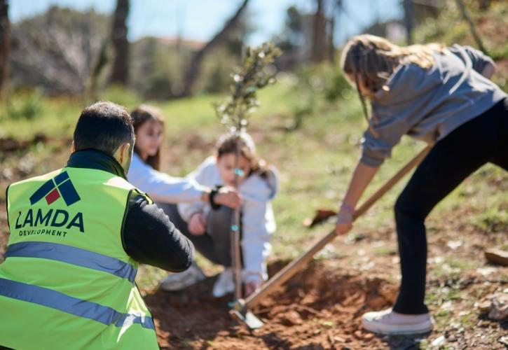 Lamda Development: Δράσεις για αποκατάσταση του φυσικού περιβάλλοντος από τις πυρκαγιές στο Δήμο Πεντέλης