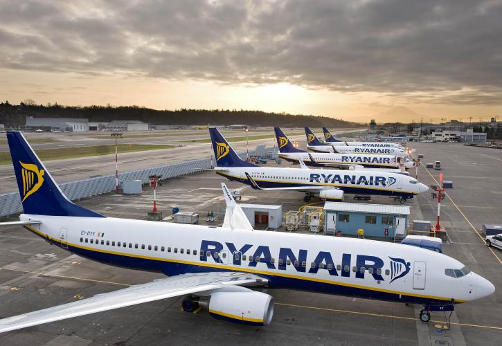 Ryanair: Σίγουρη για κερδοφόρα πορεία εν μέσω ανάκαμψης των κρατήσεων