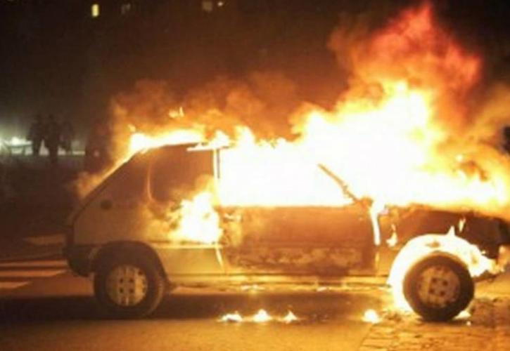 Θεσσαλονίκη: Φωτιά σε αυτοκίνητο του διπλωματικού σώματος τα ξημερώματα