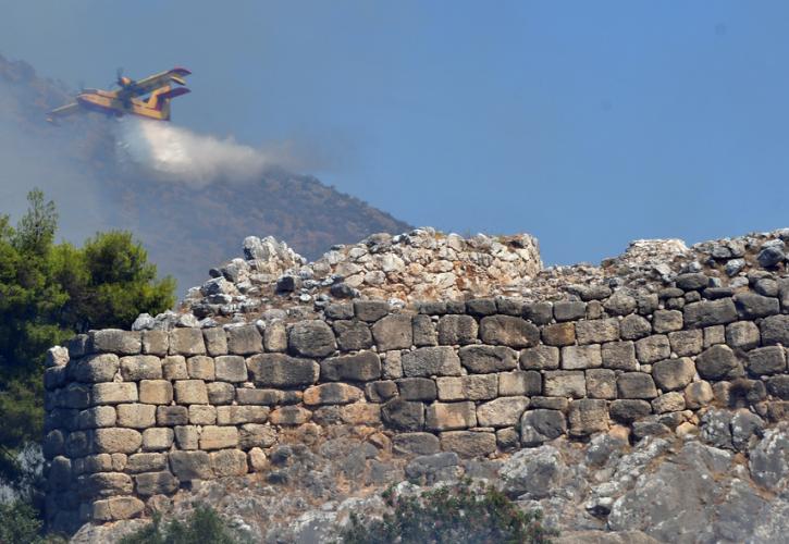 Υπουργείο Πολιτισμού: Η πυρκαγιά στις Μυκήνες δεν προξένησε ζημιές στις αρχαιότητες