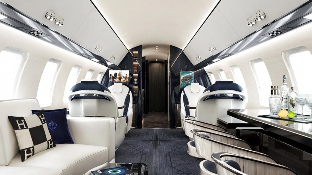 Officina Armare: Το νέο πολυτελές ιδιωτικό τζετ Bombardier Global 6000 ανταγωνίζεται την πολυτέλεια των yacht