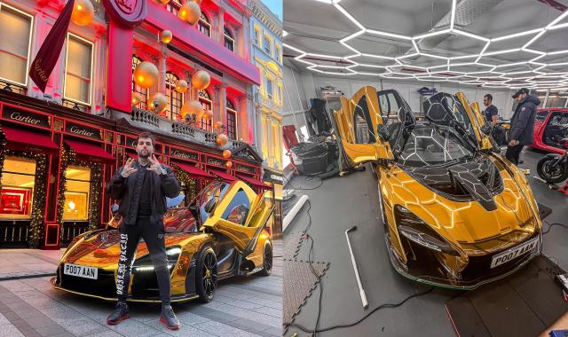 Ανασφάλιστη McLaren Ιρανού influencer κατασχέθηκε στη Βρετανία