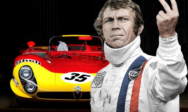 Η αγωνιστική Alfa Romeo από την ταινία «Le Mans» του Steve McQueen ψάχνει πιλότο