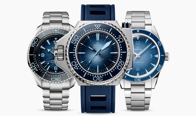 Η OMEGA κυκλοφορεί 8 νέα «Summer Blue» ρολόγια για τα 75 χρόνια του Seamaster